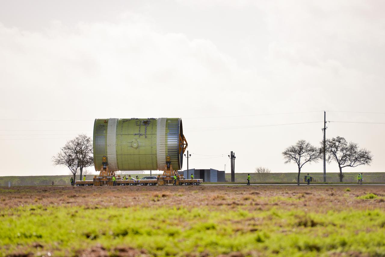 Intertank STA en route to the NASA Barge, Pegasus.